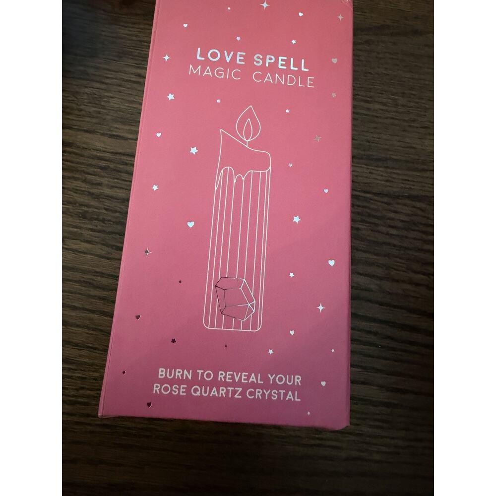 Love Spell Magic Candle Rose Vanilla Scent NIB NEW - Picture 3 of 8